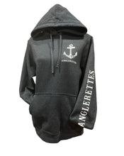 Load image into Gallery viewer, Support Your Local Anglerettes Hoodie Dark Gray