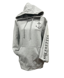 Light Gray Support Your Local Anglerettes Hoodie
