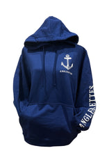 Load image into Gallery viewer, Support Your Local Anglerettes Hoodie Navy Blue