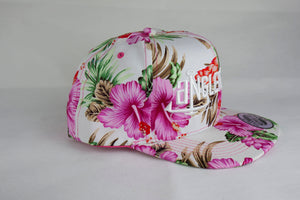 Floral Flat Bill Hats