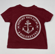 Support Your Local Anglerettes Maroon Toddler