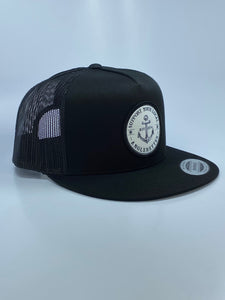 New!!! Support your Local Anglerettes Black Flat Bill Hat