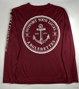 NEW Maroon UV!!! Support Your Local Anglerettes