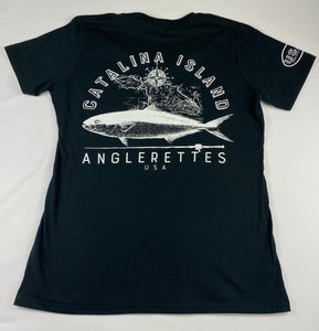 Catalina Island Black V Neck