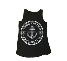 Load image into Gallery viewer, Support Your Local Anglerettes Tank Top Black