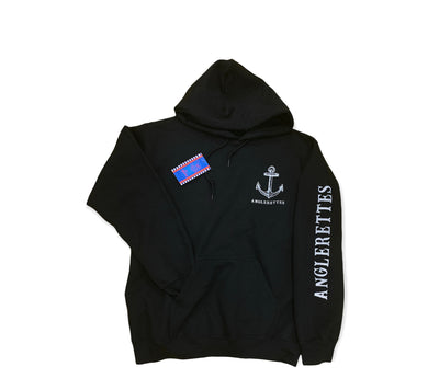 New Support Your Local Anglerettes Hoodie Black
