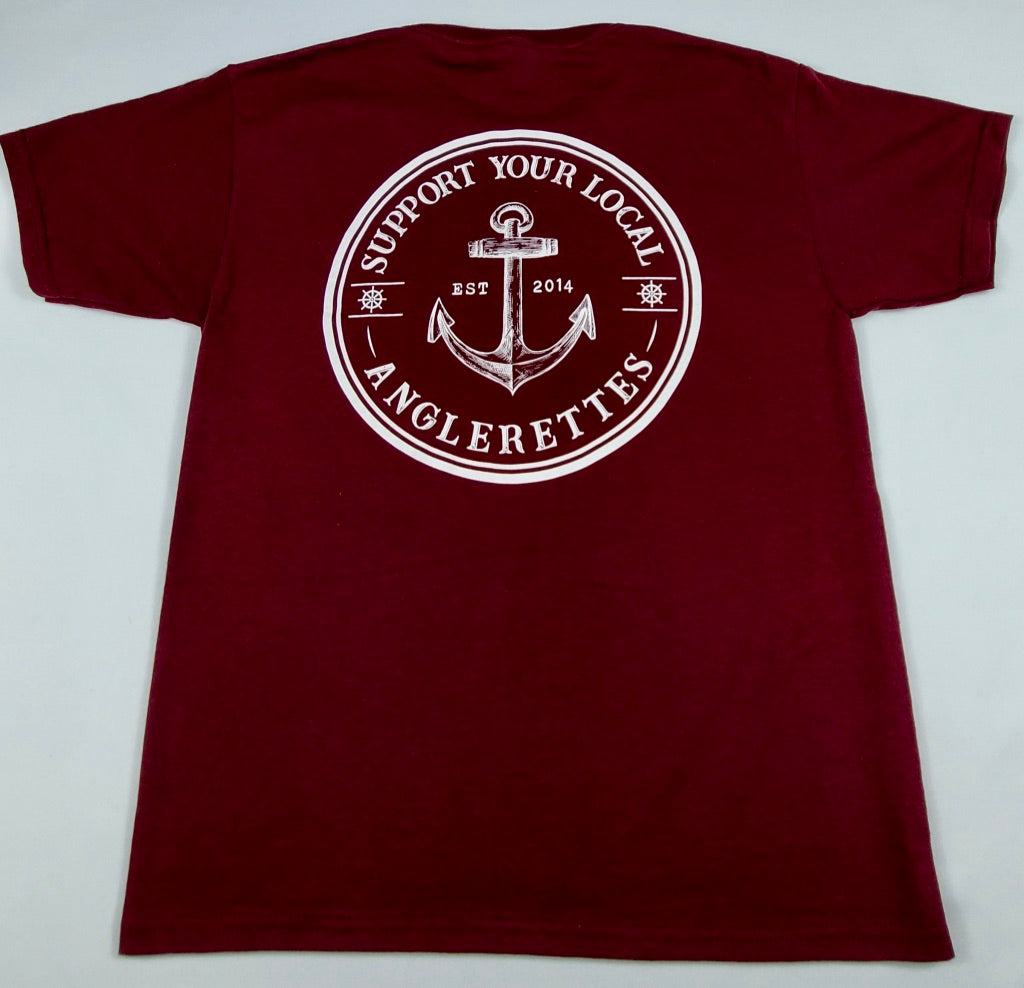 NEW!! Support Your Local Anglerettes Maroon