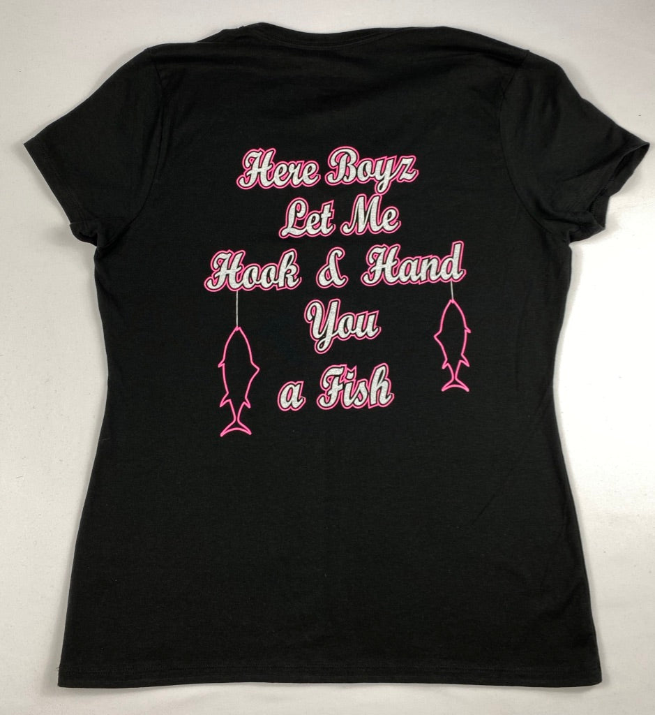 Hook And Hand V-neck